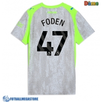 Fotballdrakt Dame Manchester City Phil Foden #47 Tredjedrakt 2025-26 Kortermet